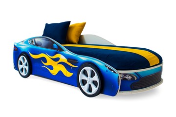 Кровать-машина детская Бондимобиль синий в Симферополе