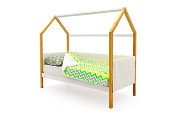 Кровать-домик в детскую «Svogen белая-дерево» мягкая в Симферополе