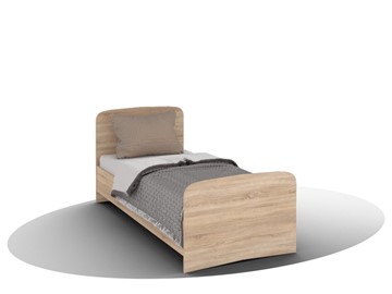 Односпальная кровать ВЕГА Кровать Кр-08 900 с плоским основанием (Сонома) в Симферополе