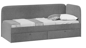 Детская кровать для мальчика Молли тип 1 (90), Микровелюр Scandi Graphite 22 в Симферополе