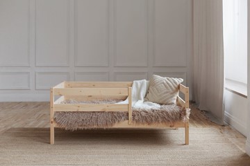 Односпальная детская кровать Софа, без покраски в Симферополе