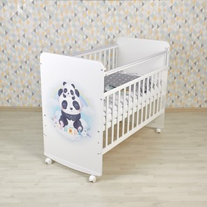 Детская кровать Фея 702 Милые панды, белый в Симферополе