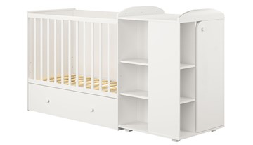 Детская кровать-шкаф с комодом POLINI Kids Ameli 800 Белый, серия AMELI в Симферополе
