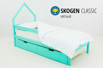 Детская кровать-домик мини Skogen мятная в Симферополе