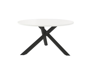 Круглый столик Триада-15Д, черный/белый в Симферополе