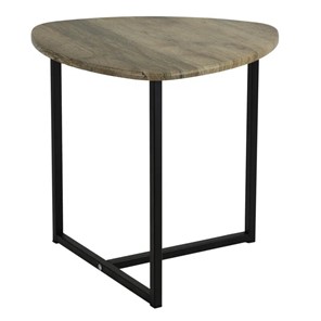 Круглый стол Мебелик BeautyStyle-11 (дуб крымский состаренный/черный) в Симферополе