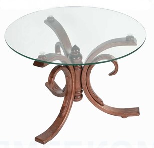 Стеклянный столик в зал СЖ 5 средний тон/стекло в Симферополе