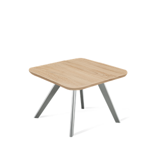 Квадратный столик SHT-S39 / SHT-TT 60/60 ЛДСП (дуб сонома/серый) в Симферополе
