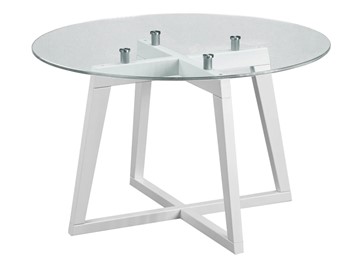 Стеклянный столик Рилле-445 (белый) в Симферополе