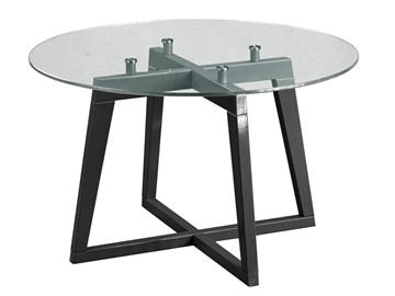 Стеклянный столик в гостиную Рилле-445 (серый графит) в Симферополе