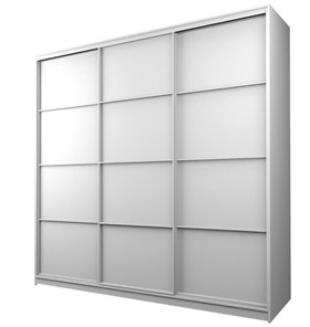 Шкаф 3-х створчатый MAX МШ-23-6-24-111, Профиль Белый/Цвет Белый в Симферополе