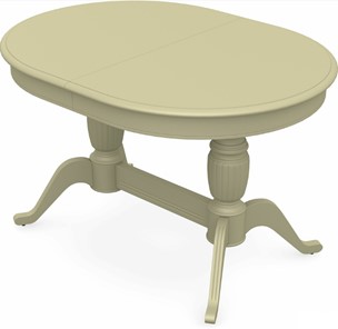 Кухонный раскладной стол Леонардо-2 исп. Овал, тон 10 (Морилка/Эмаль) в Симферополе