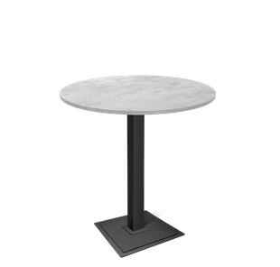 Барный стол SHT-TU5-BS1/H110 / SHT-TT 90 ЛДСП (бетон чикаго светло-серый/черный) в Симферополе