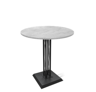 Барный стол SHT-TU6-BS2/H110 / SHT-TT 90 ЛДСП (бетон чикаго светло-серый/черный) в Симферополе