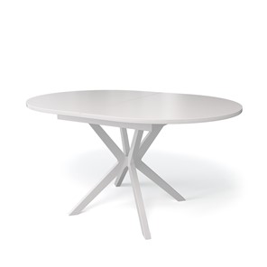 Кухонный раскладной стол Kenner B1300 (Белый/Стекло белое сатин) в Симферополе