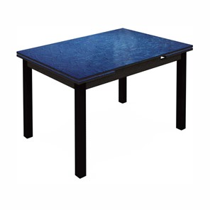 Кухонный стол раскладной Шанхай исп.1 металл. крашенные №21 (Exclusive h129/черный) в Симферополе
