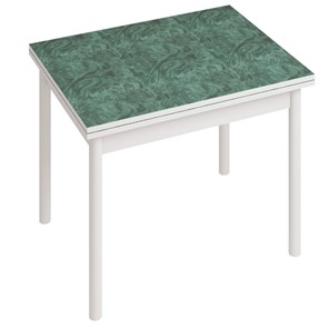 Кухонный стол СТ22, Белый/Зеленый мрамор в Симферополе