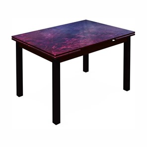 Обеденный раздвижной стол Шанхай исп.1 металл. крашенные №21 (Exclusive h155/черный) в Симферополе