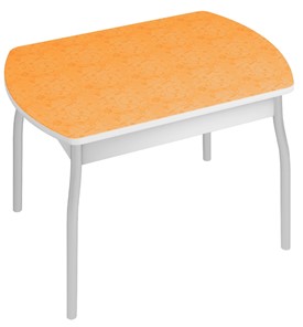 Стол кухонный Орфей-6, Оранжевые цветы в Симферополе