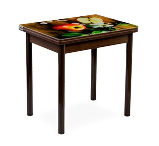 Кухонный пристенный стол СПА-02 СТФ, венге/фотопечать дерево/опоры коричневый в Симферополе