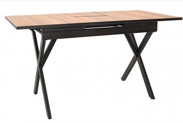 Раскладной стол Стайл № 11 (1100/1500*700 мм.) столешница Оптивайт , фотопечать, форма Флан, с механизмом бабочка в Симферополе