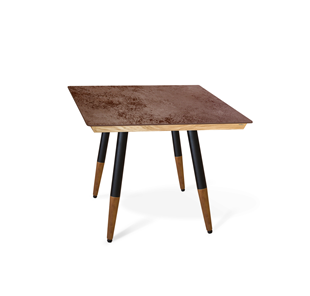 Керамический стол SHT-TU12 (4 шт.)/ТT8 60/60 (черный/темный орех/прозрачный лак/коричневая сепия) в Симферополе