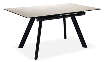 Кухонный раздвижной стол Бордо 3CQ 180х95 (Oxide Avorio/Графит) в Симферополе