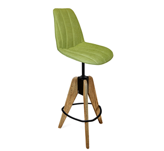 Барный стул SHT-ST29-C1/S92 (оливковый/брашированный коричневый/черный муар) в Симферополе