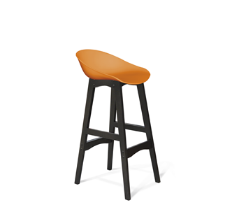 Барный стул SHT-ST19/S65 (оранжевый/венге) в Симферополе