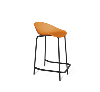 Барный стул SHT-ST19/S29-1 (оранжевый/черный муар) в Симферополе