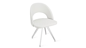Обеденный стул Гэтсби К4 (Белый матовый/Кож.зам Polo White) в Симферополе