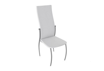 Обеденный стул Комфорт-М, цвет Эмаль Бриллиант, Белый Аллигатор к/з 218 (белый) в Симферополе