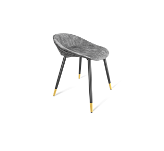 Обеденный стул SHT-ST19-SF1 / SHT-S95-1 (дымный/черный муар/золото) в Симферополе