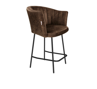 Полубарный стул SHT-ST42-1 / SHT-S29P-1 (кофейный трюфель/черный муар) в Симферополе
