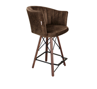 Полубарный стул SHT-ST42-1 / SHT-S80-1 (кофейный трюфель/темный орех/черный) в Симферополе