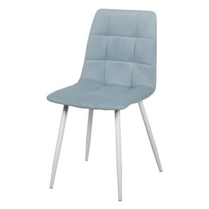 Мягкий стул Чили СРП-052 Эмаль белый голубой в Симферополе