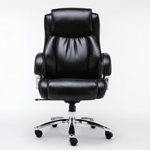 Компьютерное кресло Brabix Premium Status HD-003 (рециклированная кожа, хром, черное) 531821 в Симферополе