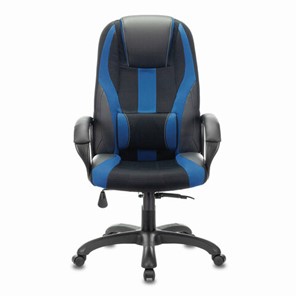 Компьютерное кресло Brabix Premium Rapid GM-102 (экокожа/ткань, черное/синее) 532106 в Симферополе