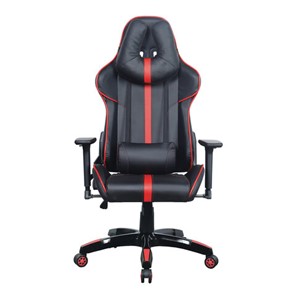 Кресло компьютерное Brabix GT Carbon GM-120 (две подушки, экокожа, черное/красное) 531931 в Симферополе