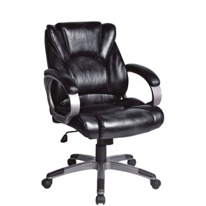 Кресло офисное BRABIX "Eldorado EX-504", экокожа, черное, 530874 в Симферополе
