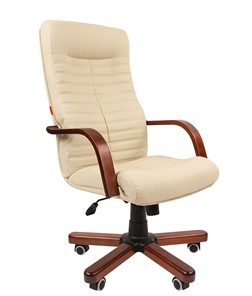 Офисное кресло CHAIRMAN 480 WD, экокожа, цвет бежевый в Симферополе