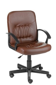 Офисное кресло Чат кожзам коричневый в Симферополе