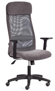 Офисное кресло PROFIT PLT флок/ткань, серый, 29/W-12, арт.20537 в Симферополе