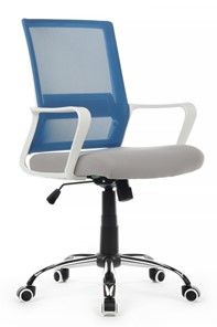 Офисное кресло Riva RCH 1029MW, серый/синий в Симферополе