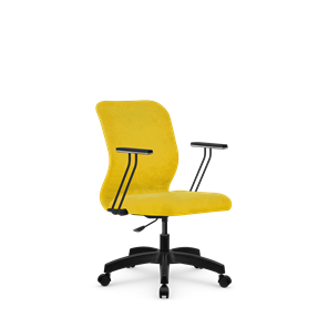 Кресло компьютерное SU-Mr-4/подл.110/осн.005 желтый в Симферополе
