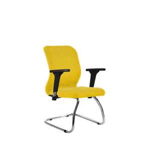 Офисное кресло SU-Mr-4/подл.200/осн.007 желтый в Симферополе