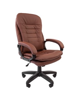 Офисное кресло CHAIRMAN 795 LT, экокожа, цвет коричневый в Симферополе