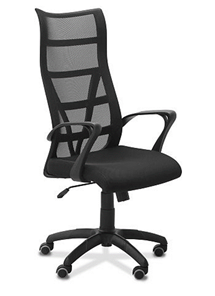 Офисное кресло ДамОфис 5600, черное в Симферополе