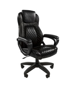 Кресло офисное CHAIRMAN 432, экокожа, цвет черный в Симферополе