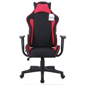 Кресло офисное Brabix GT Racer GM-100 (подушка, ткань, черное/красное) 531820 в Симферополе
